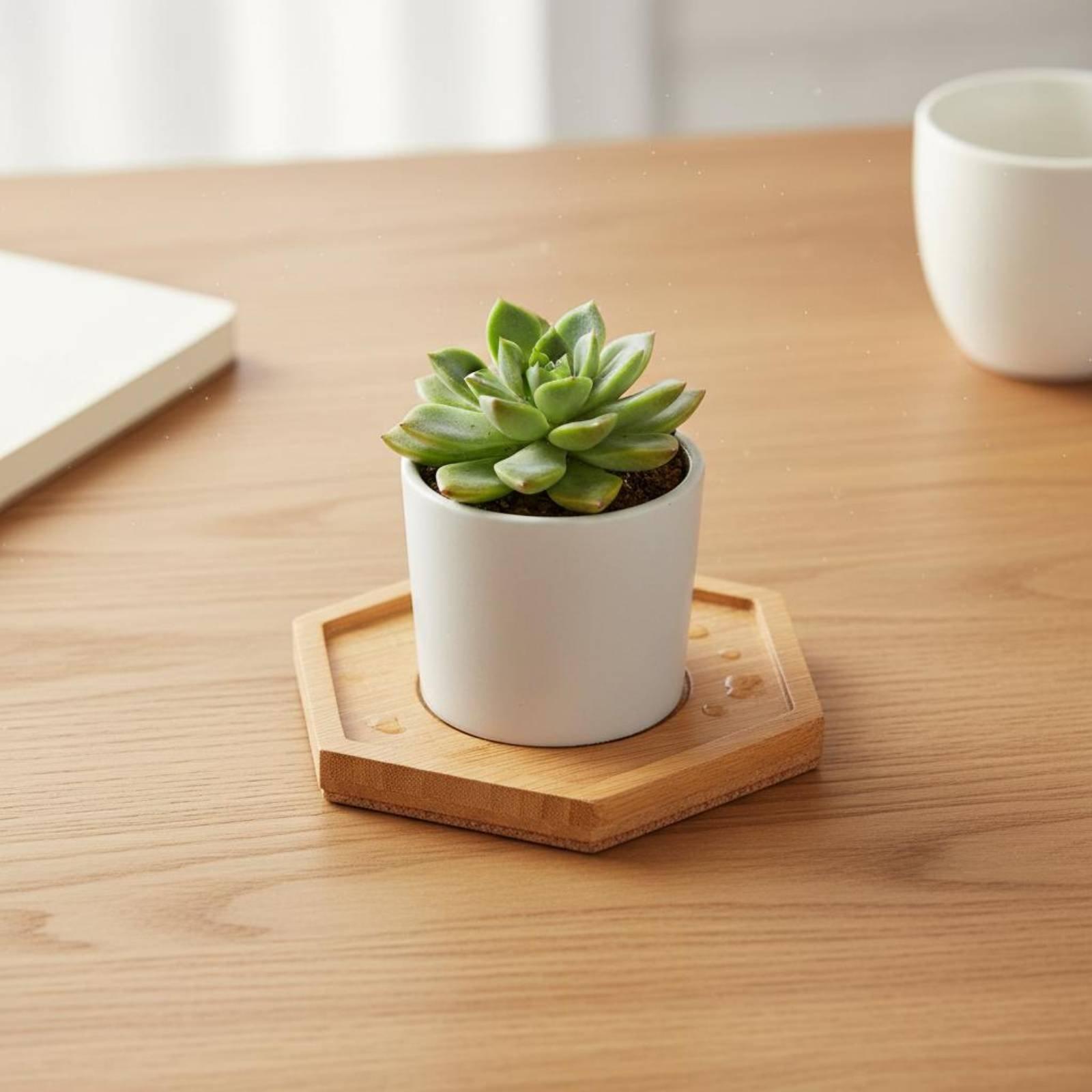 Plateau industriel en bambou,  - Drip Tray Saucer avis et prix