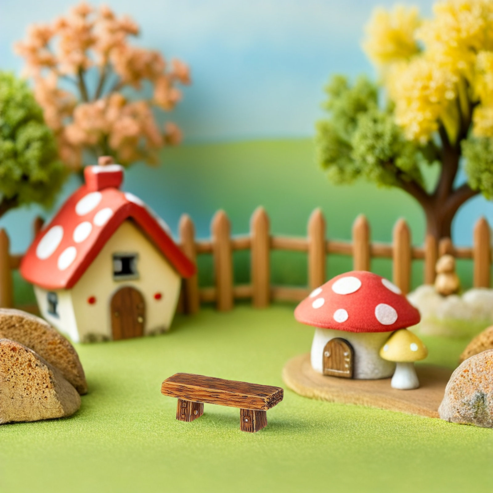 12 pièces de bancs miniatures  - Bonsai Garden Landscape Design avis et prix