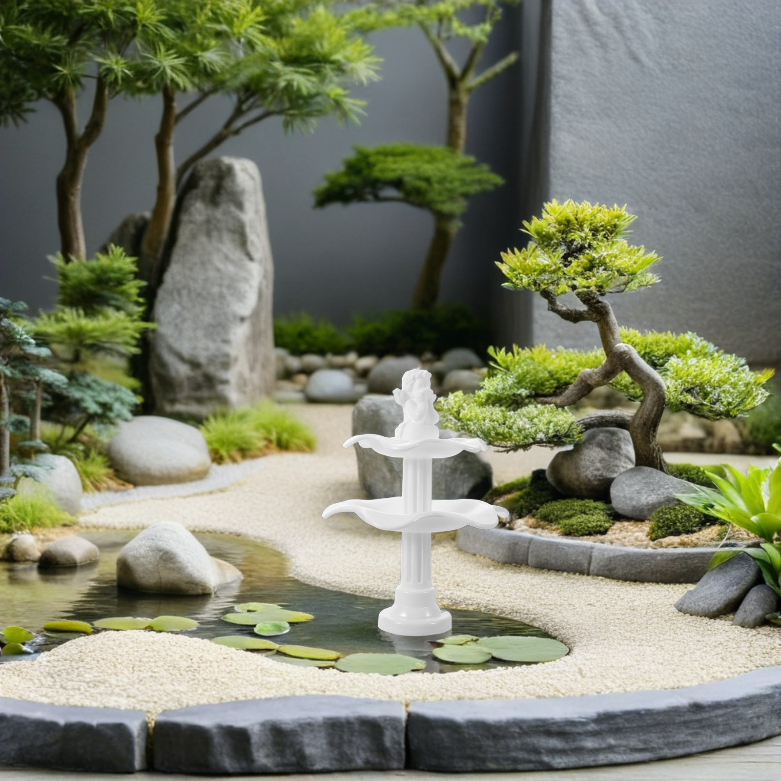 2 pièces, fontaine miniature e - Bonsai Garden Landscape Design avis et prix