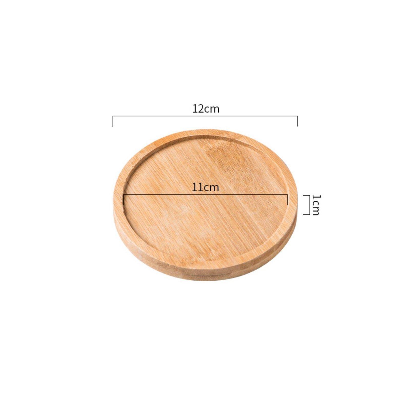 Socle en bambou industriel pou - Drip Tray Saucer avis et prix